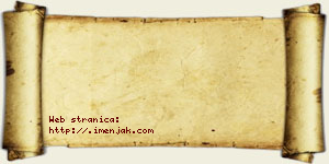 Una Smiljković vizit kartica